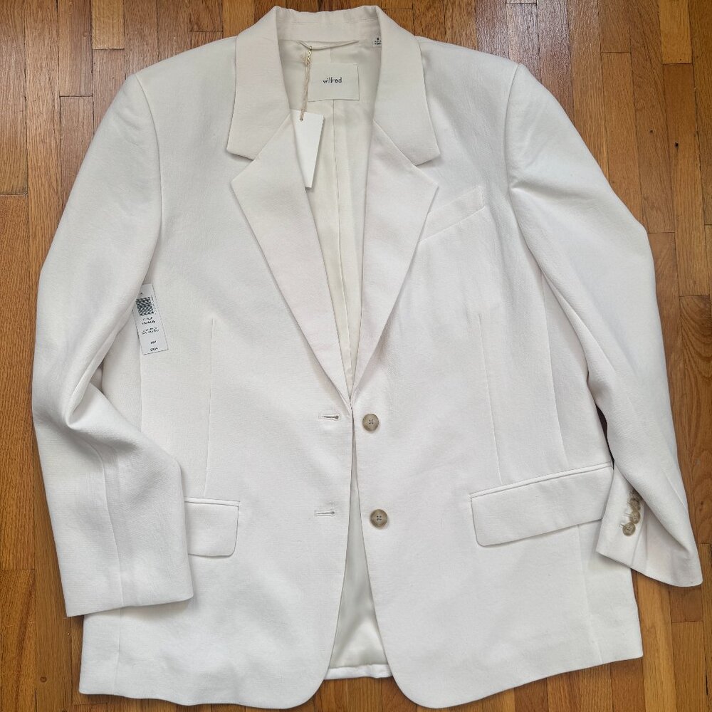 NWT Aritzia Wilfred Francis Blazer - Light Birch